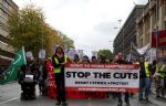ANTI CUTS PROTEST MANCHESTER